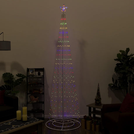 8.83' Tower Christmas Tree with Multi-Functional LED Lights