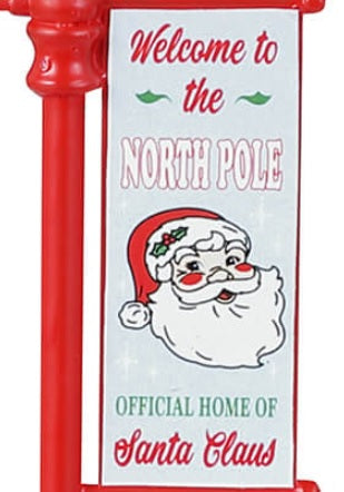Lemax Santa's Wonderland Accessories: North Pole Lamppost, Set of 2 #34091
