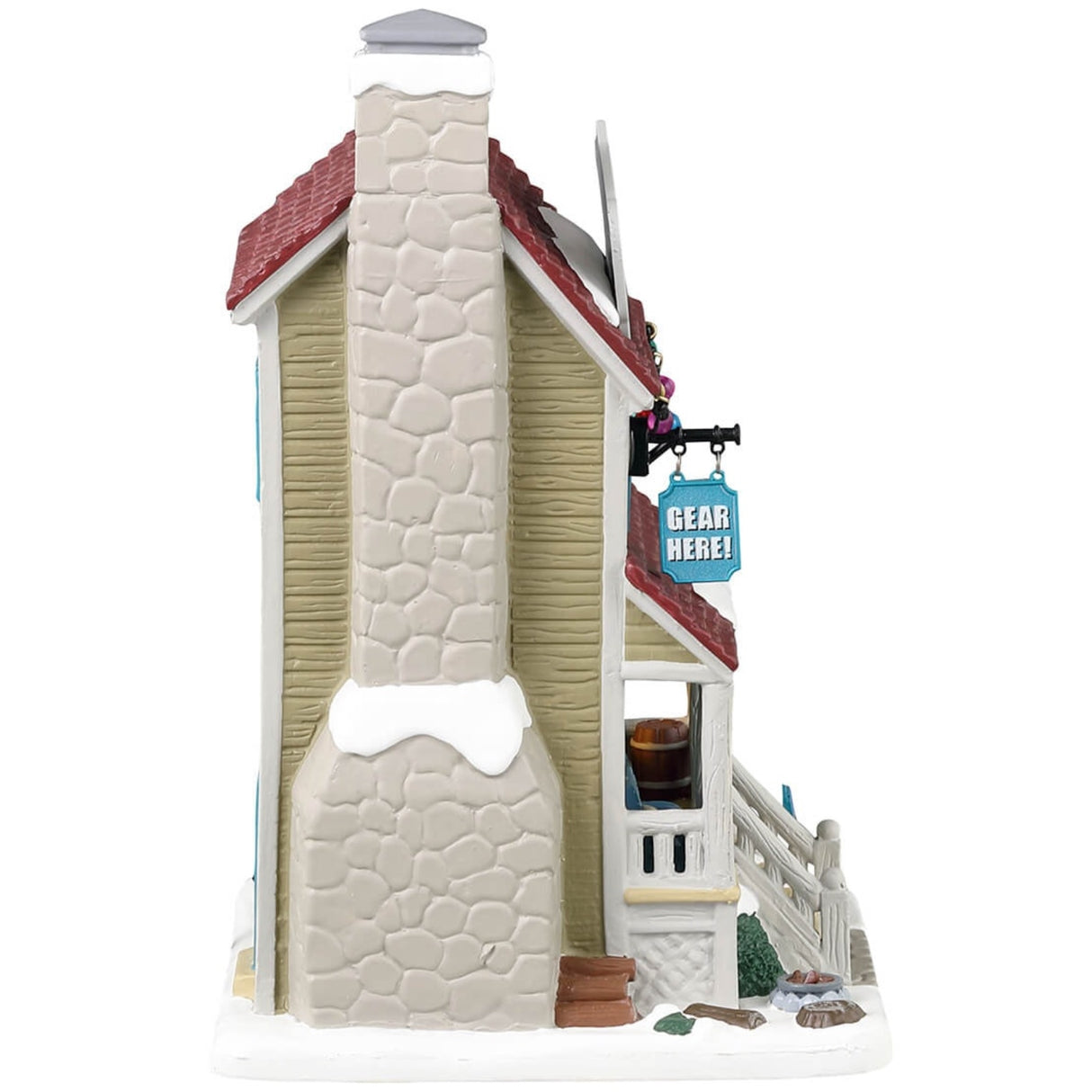 Lemax Vail Village Lighted Building: Walker's Smokey Mountain Trail Outfitters #35050