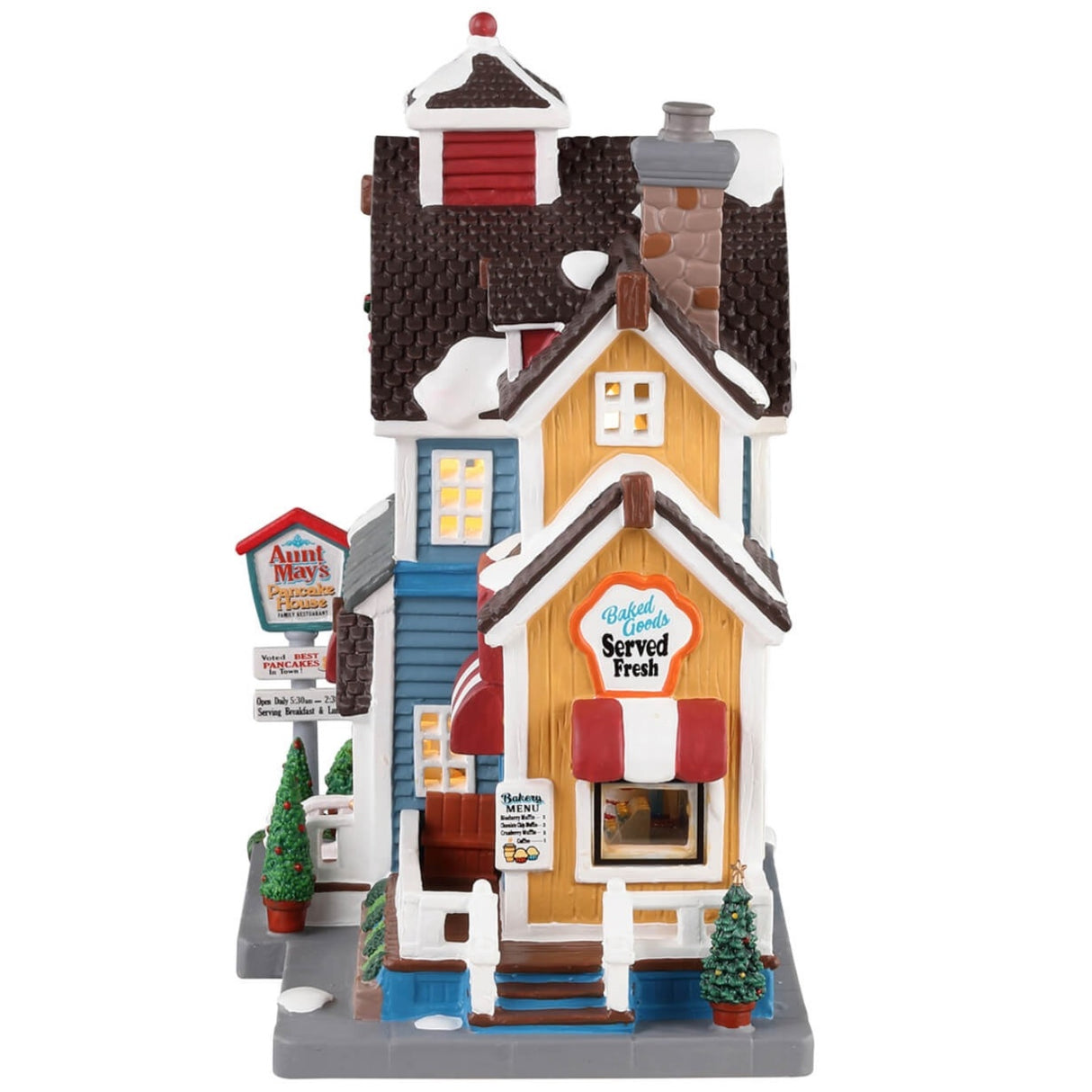 Lemax Harvest Crossing Lighted Building: Aunt May's Pancake House #35032