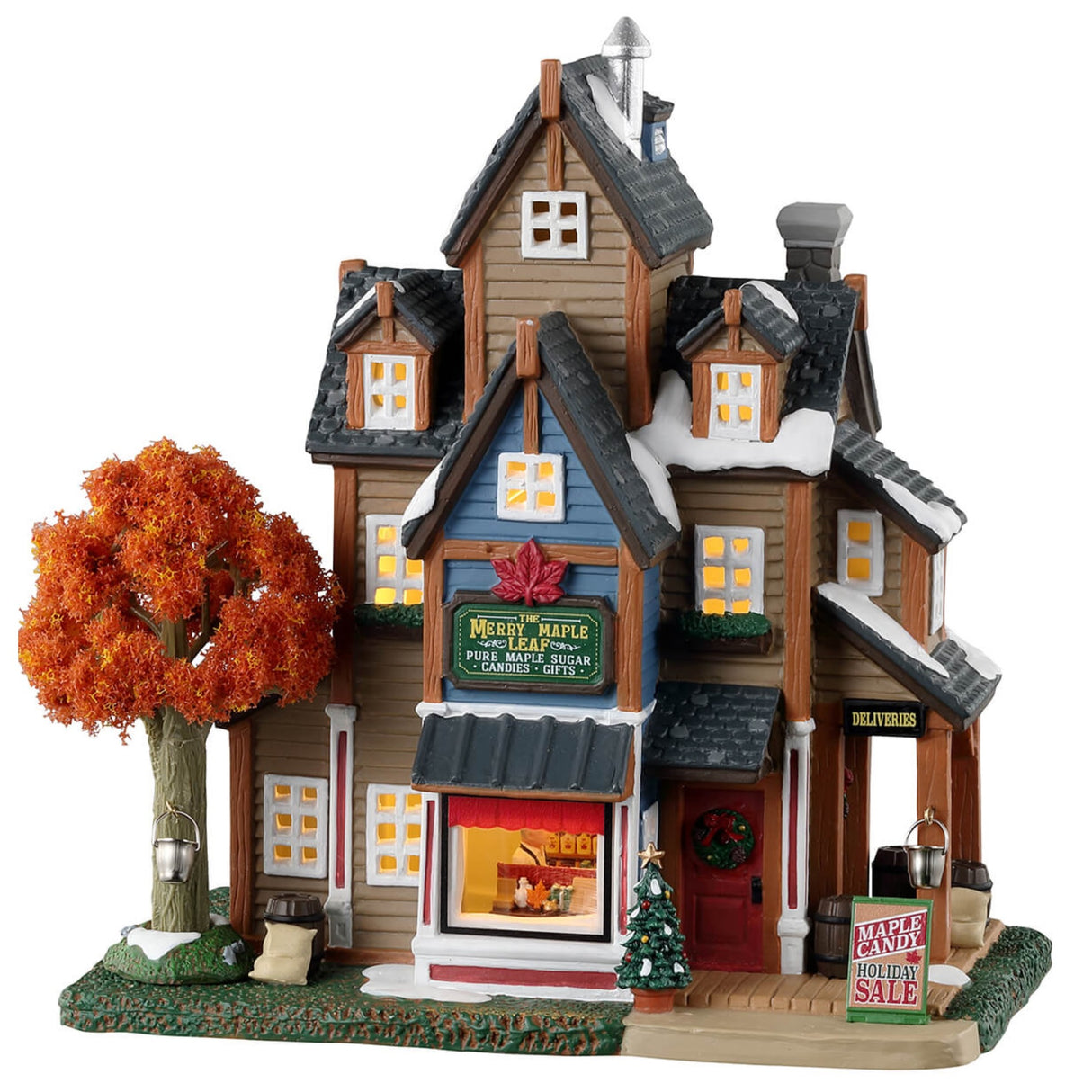 Lemax Harvest Crossing Lighted Building: The Merry Maple Leaf #35053