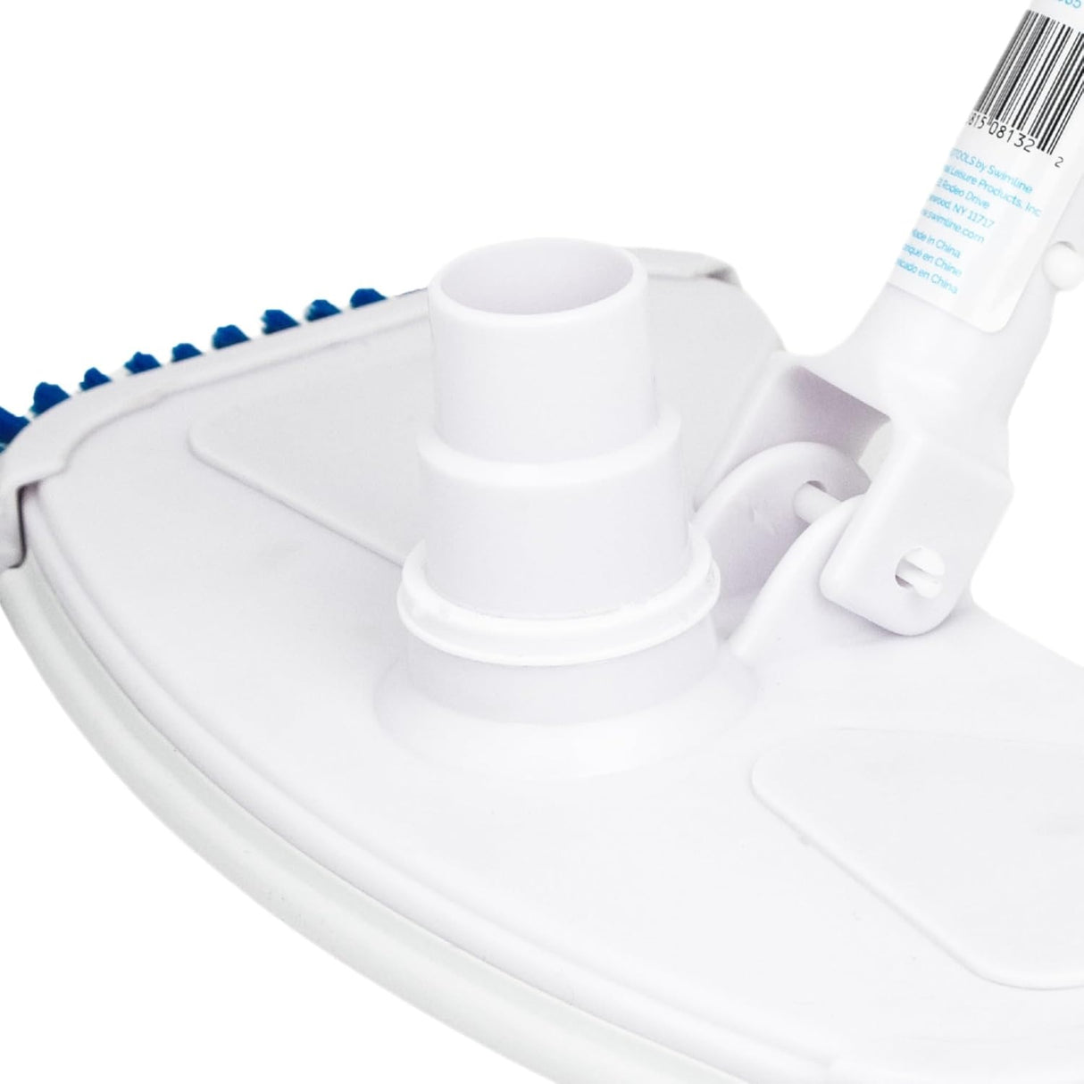 Up close view of the pole attachment area.