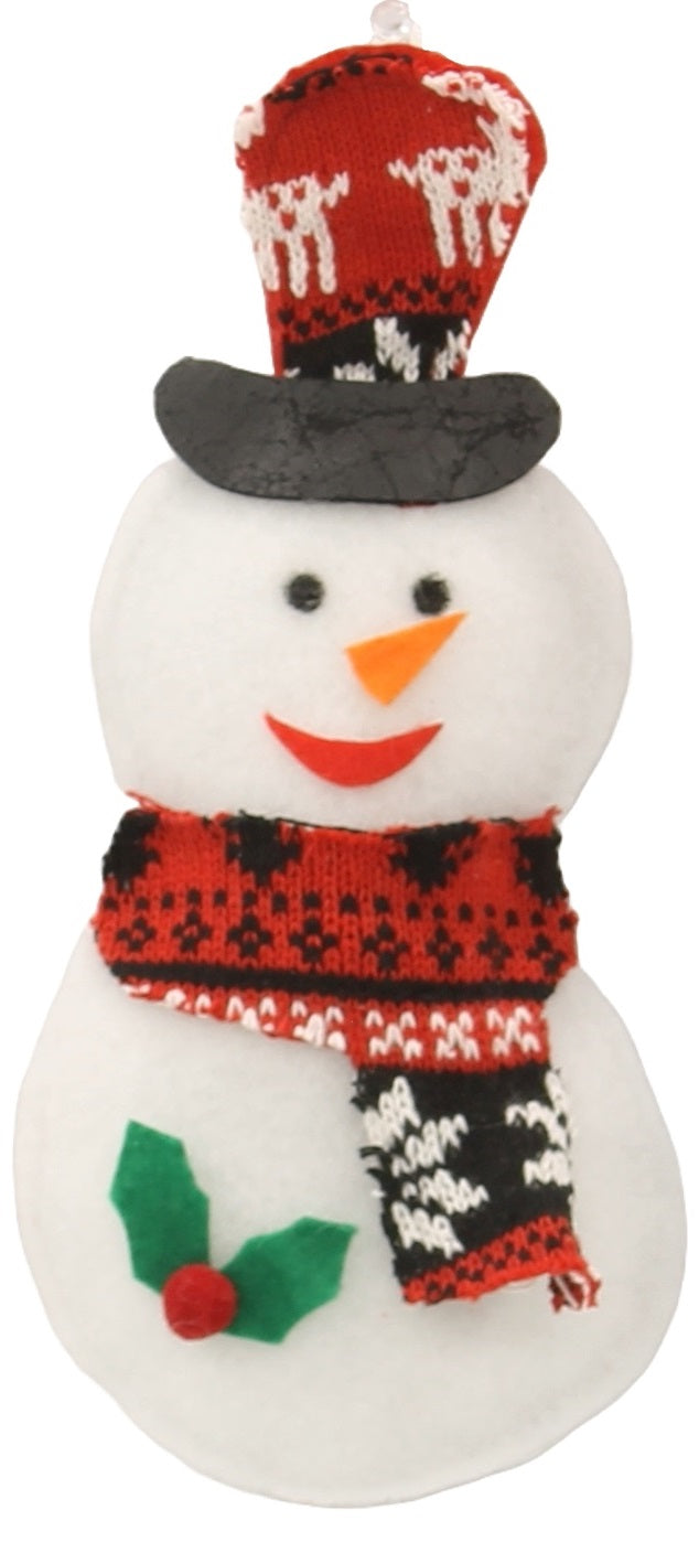 Felt Snowman Ornament