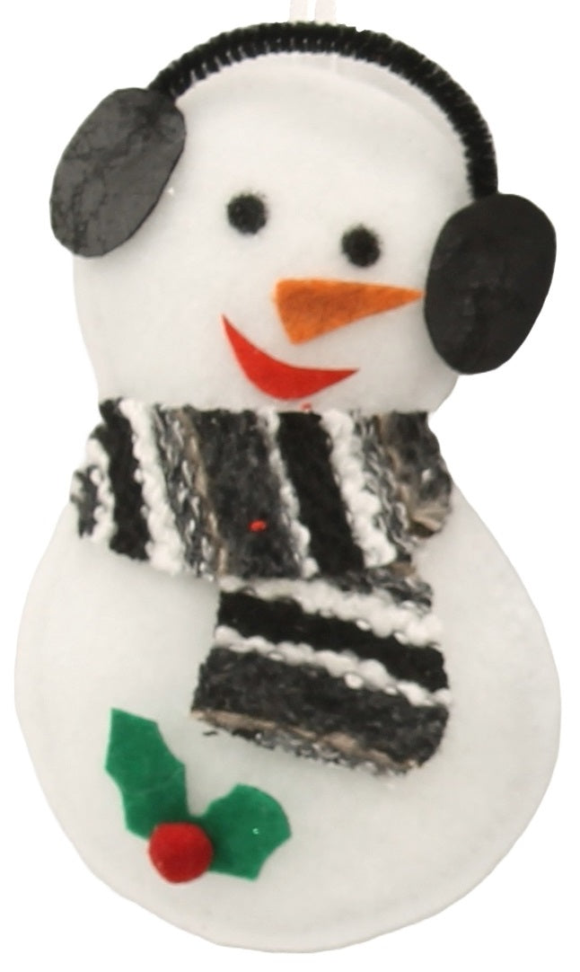Felt Snowman Ornament