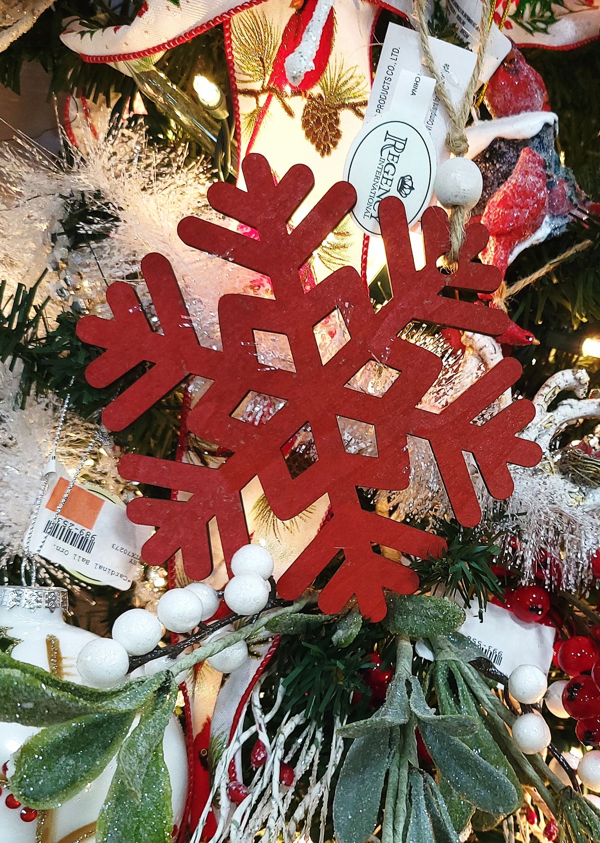 6” Antique Snowflake Ornament