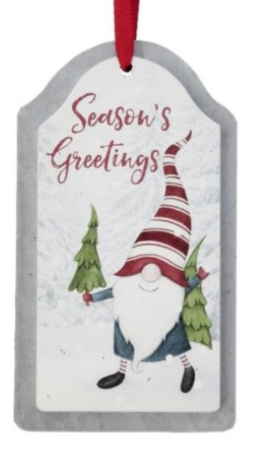 6" Home Sweet Gnome Sign Ornament