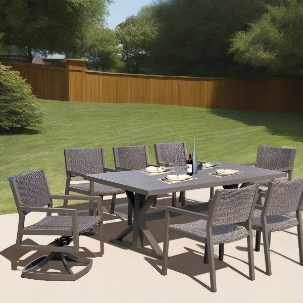 Hyacinth Weave Patio Dining Set
