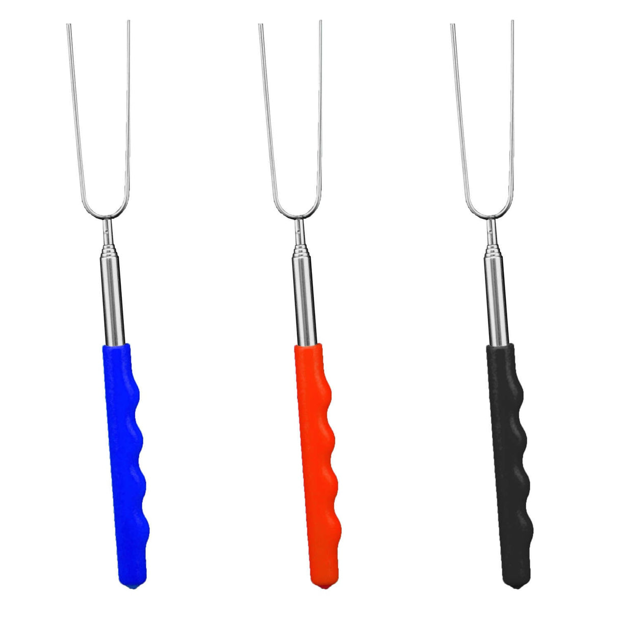 Open Flame Roasting Extendable Marshmallow Forks - 3 Pack