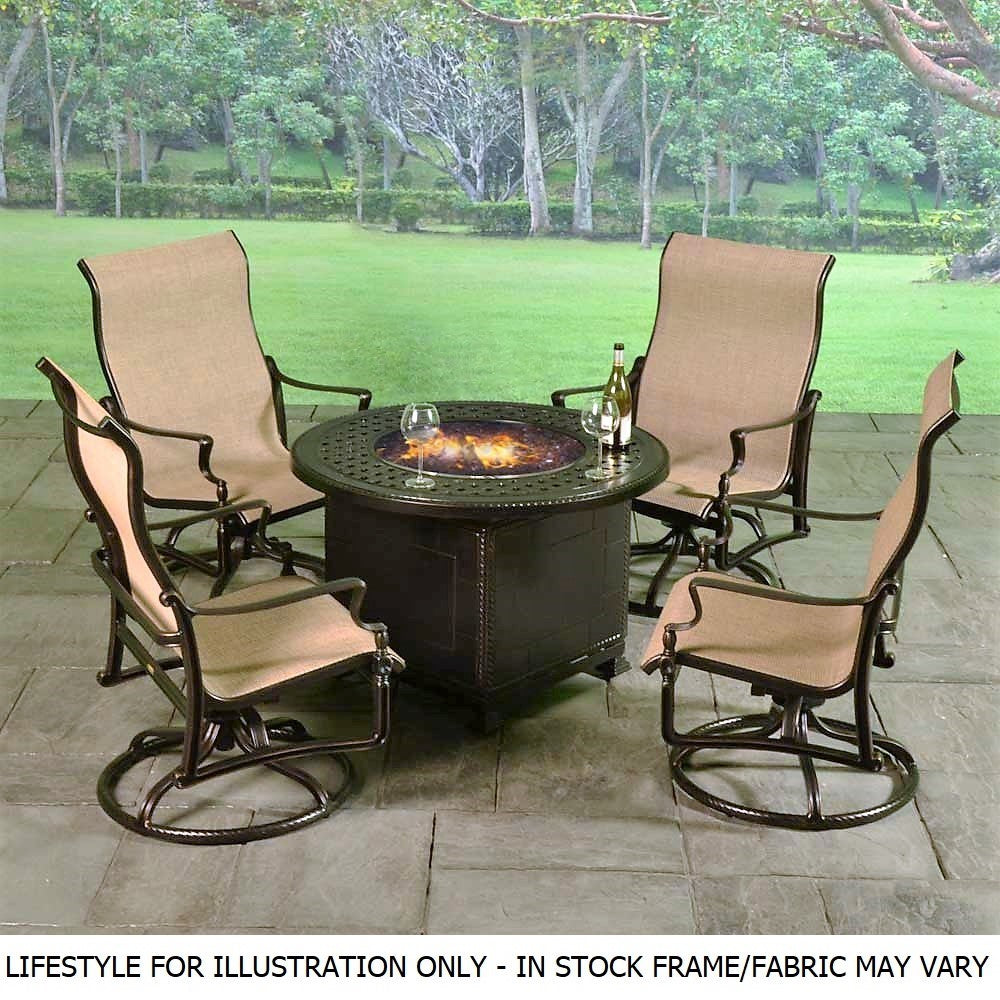 Bel Air Sling Cast Aluminum Fire & Chat Sets