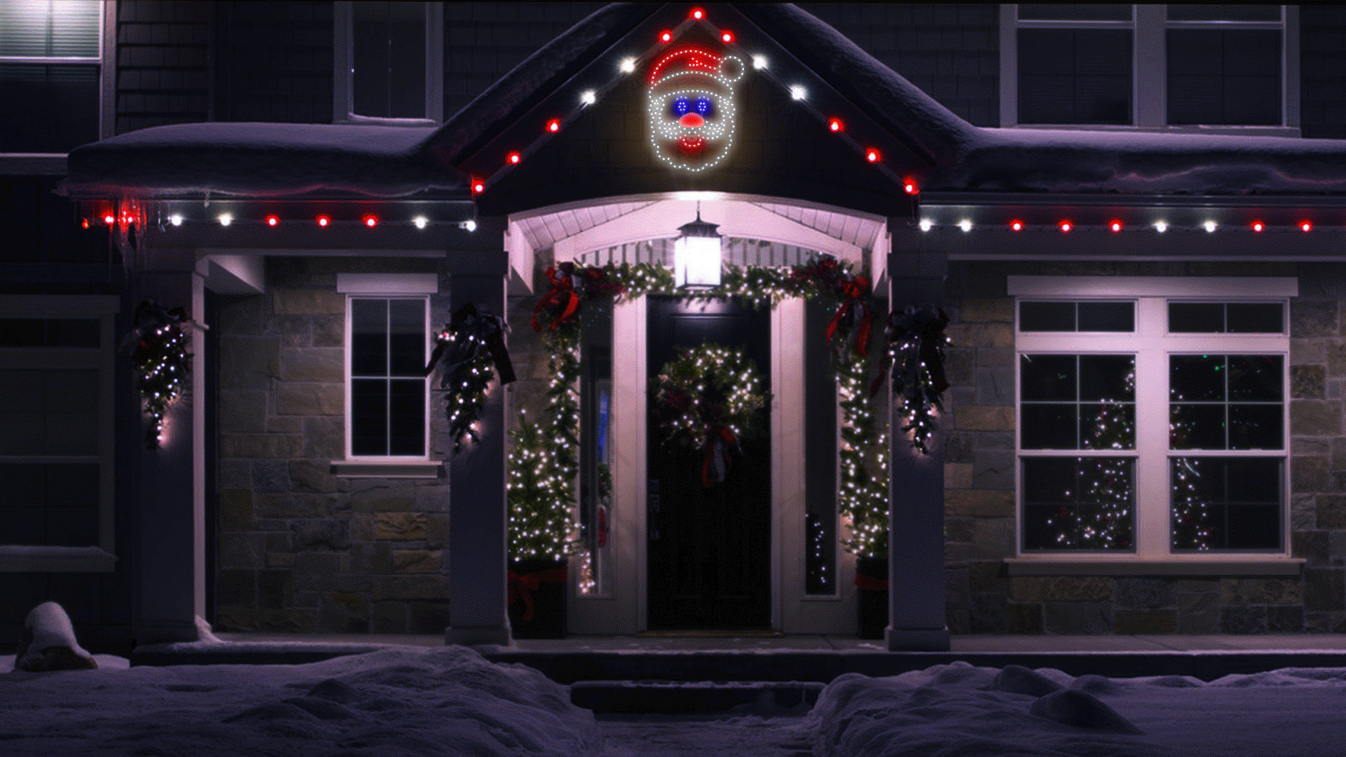 15.5" Singing Santa LED Decoration with Motion Sensor