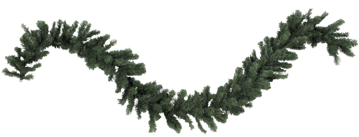 9' Non-Lit Tiffany Garland Decoration