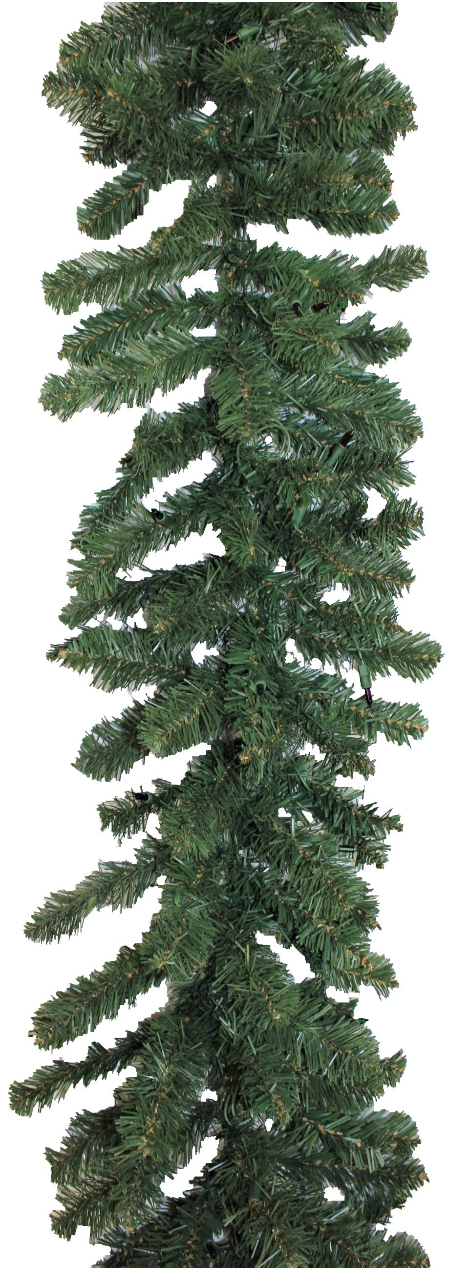 9' Pre-Lit Tiffany Christmas Garland