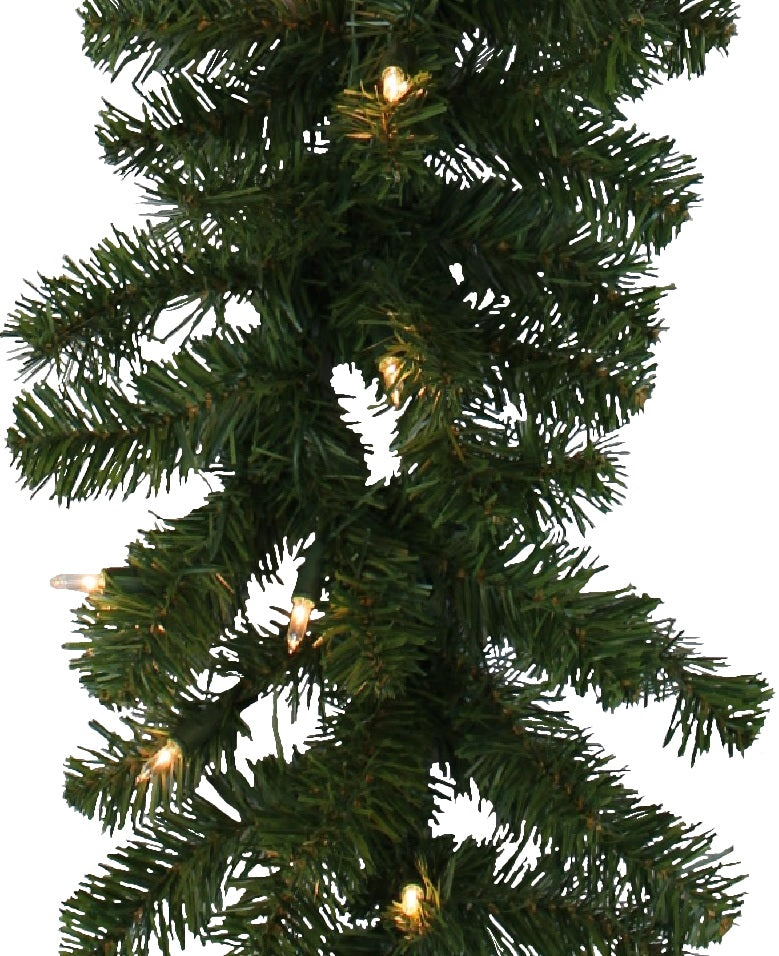 9' Canadian Pine Pre-Lit Artificial Garland