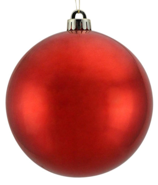 200MM Shiny Red Ball Ornament Red Christmas Ornaments American Sale