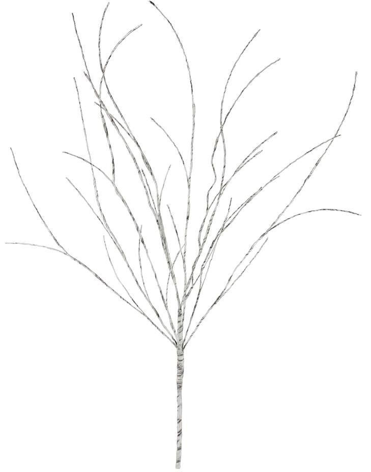 36" Paper Birch Wispy Curl Spray