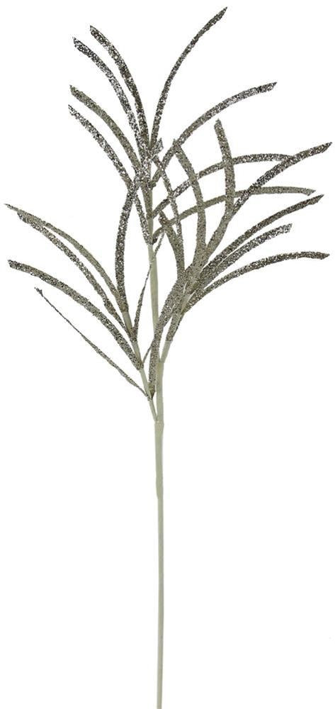 Champagne glitter covered pick spray.