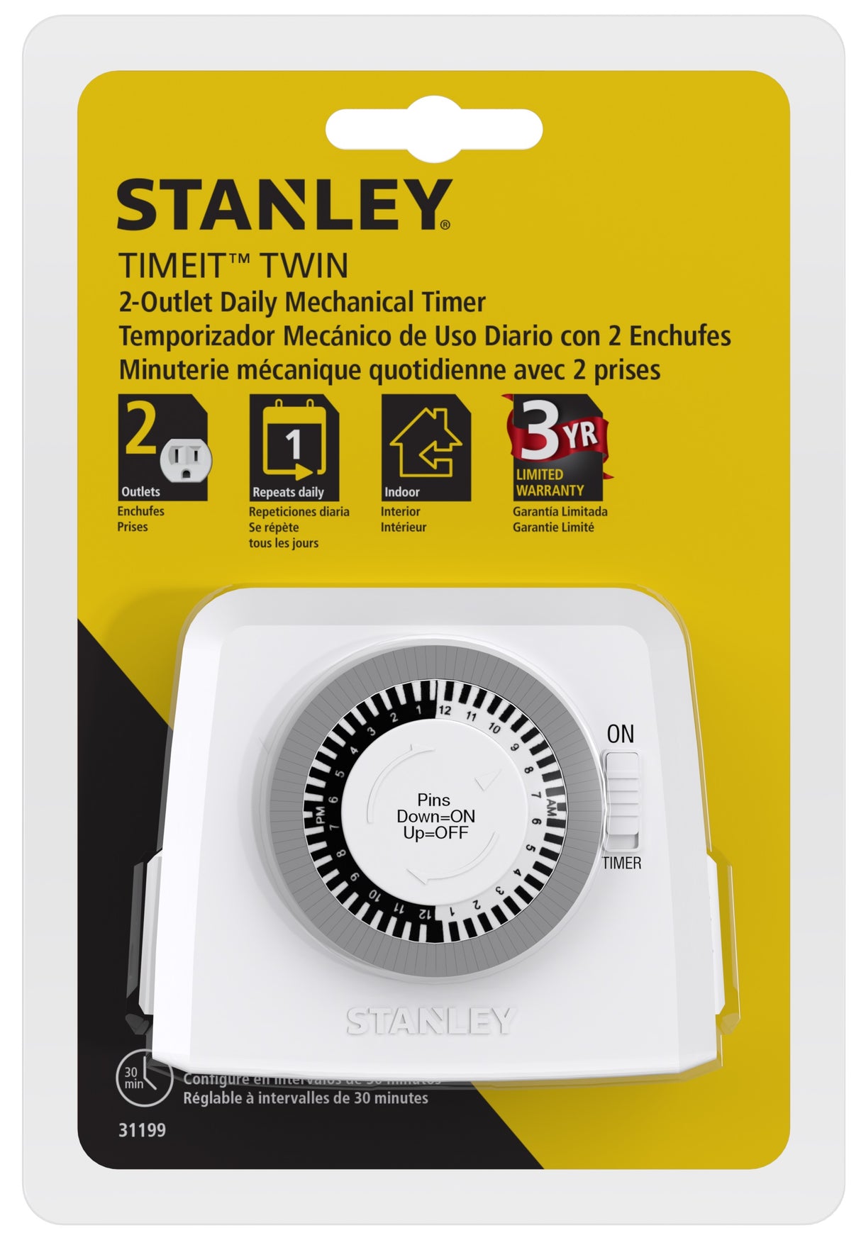 Stanley TimeIt™ Twin Mechanical Timer