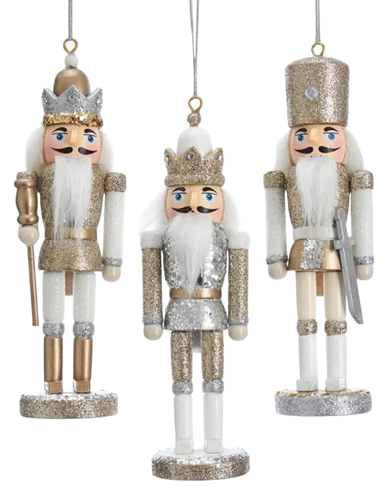 Nutcracker ornaments. This picture displays all three options.