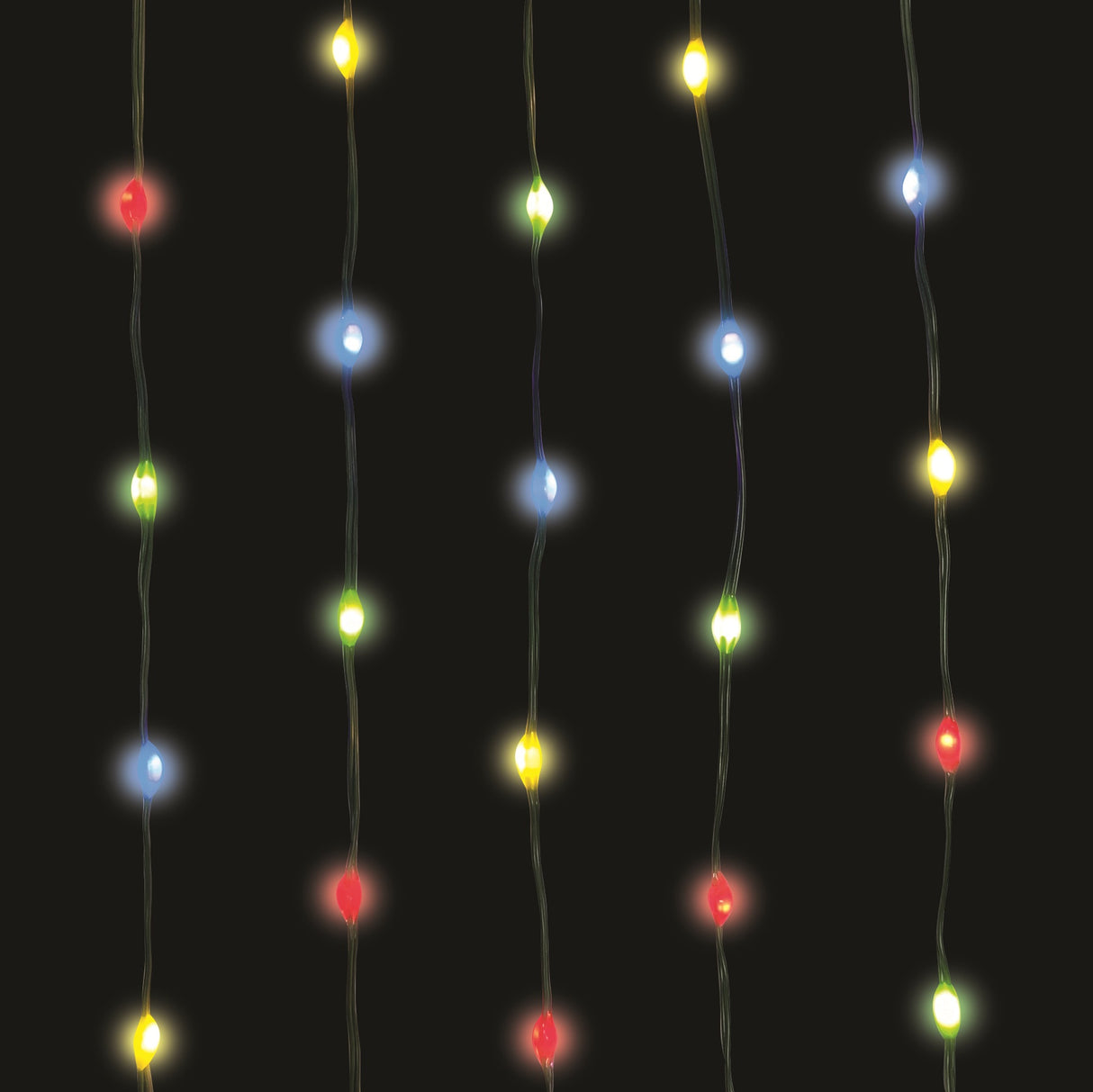 Set of 100 Battery-Operated Ribbon Lights