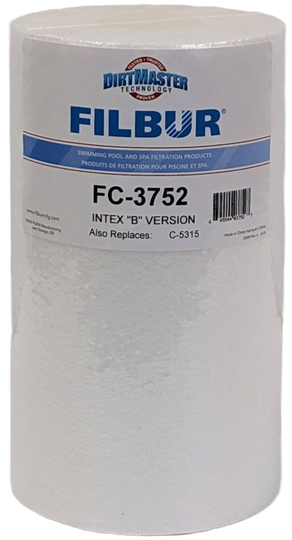 Filbur FC-3752 Replacement for Intex "Pool Filter B"