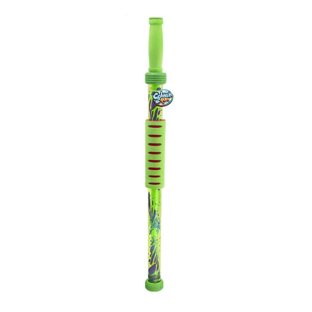 This image shows the green splash pumper on a white background.