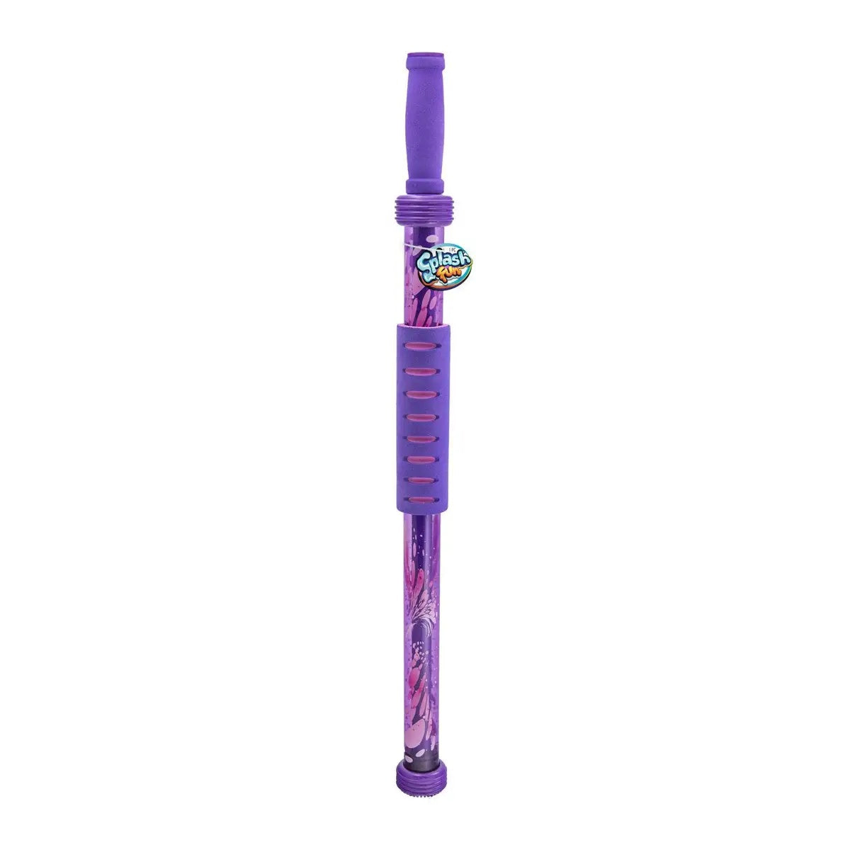 This image shows the purple splash pumper on a white background.