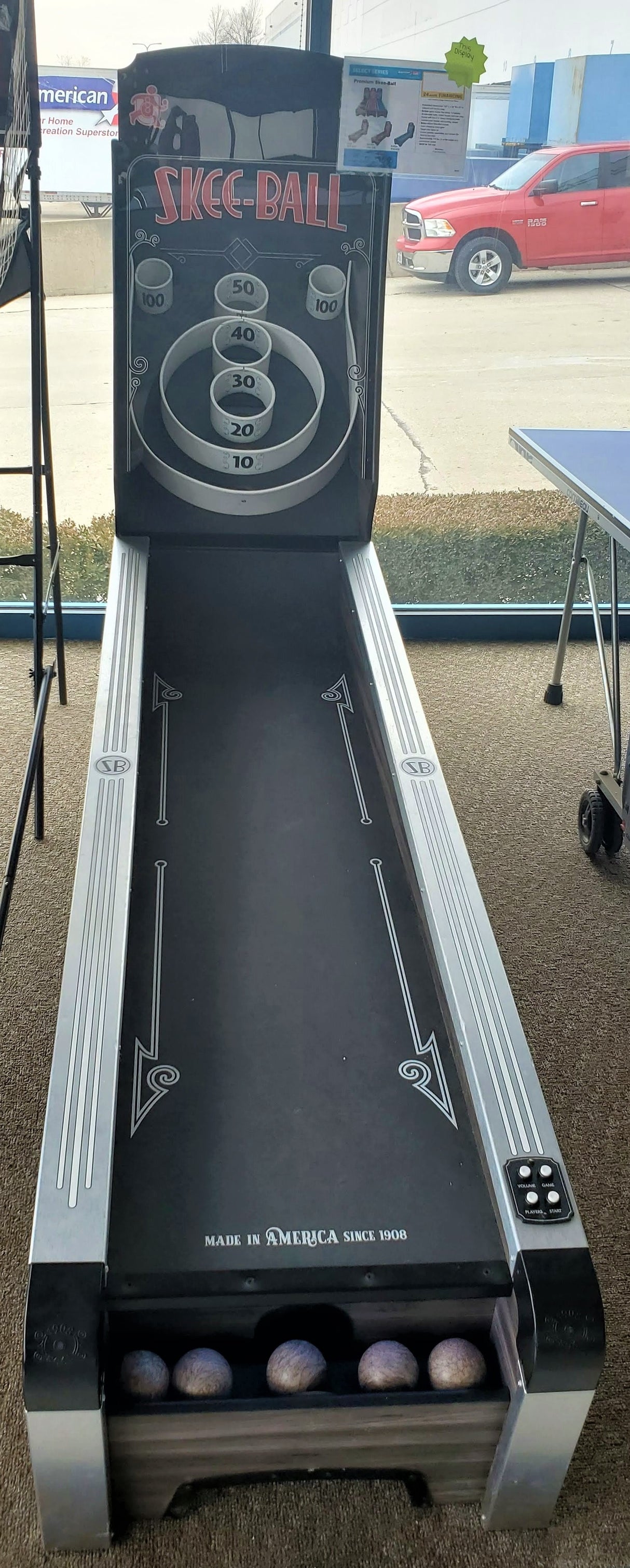 Outlet Premium Skee-Ball Home Arcade Game Machine