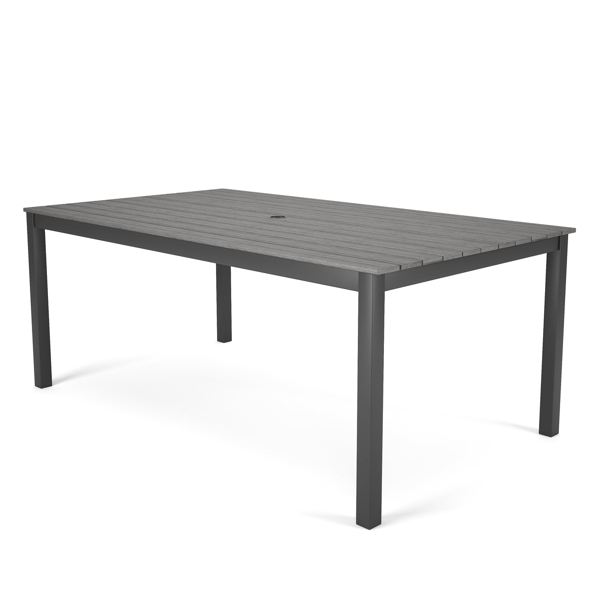 This image shows the medium sized dining table on a white background.