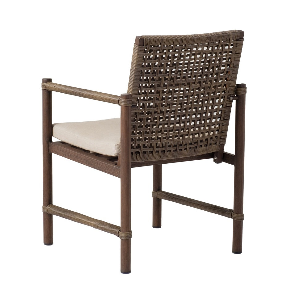 This image shows what the back of the chair looks like on a white background.