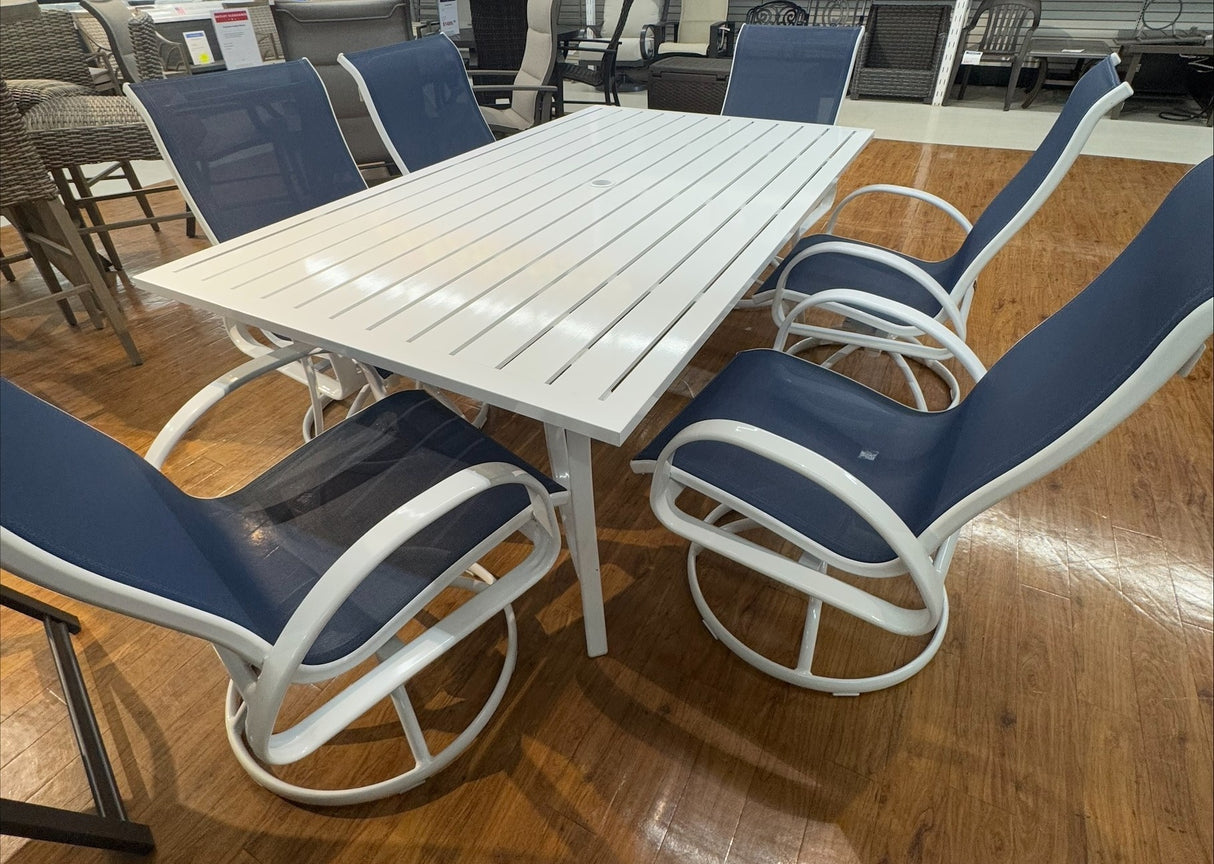Outlet Blue Dublin Dining Set