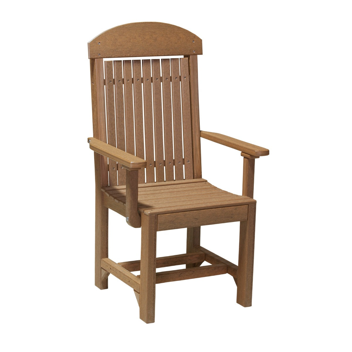 This is the Antique Mahogany colored Classic Arm Chair on a white background.