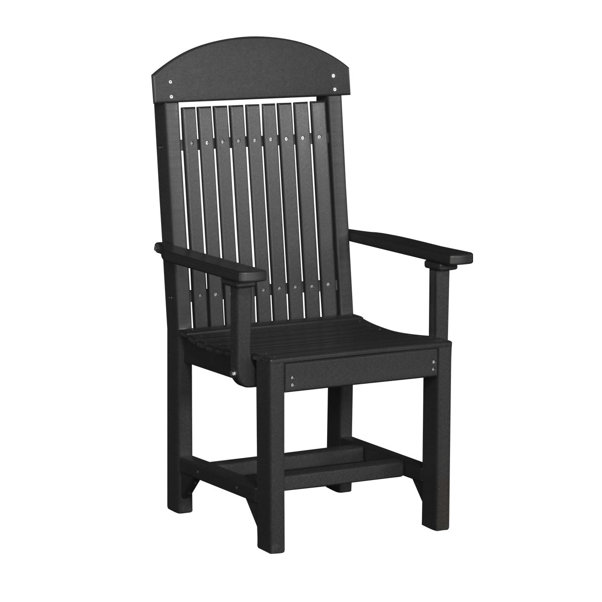 This is the Black colored Classic Arm Chair on a white background.