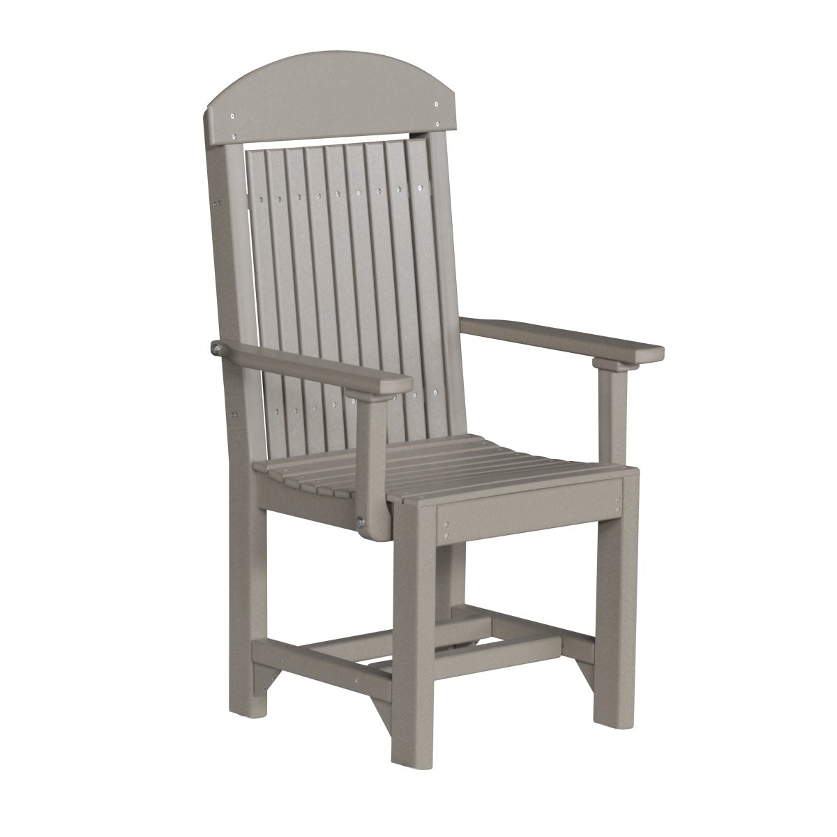 This is the Weatherwood colored Classic Arm Chair on a white background.