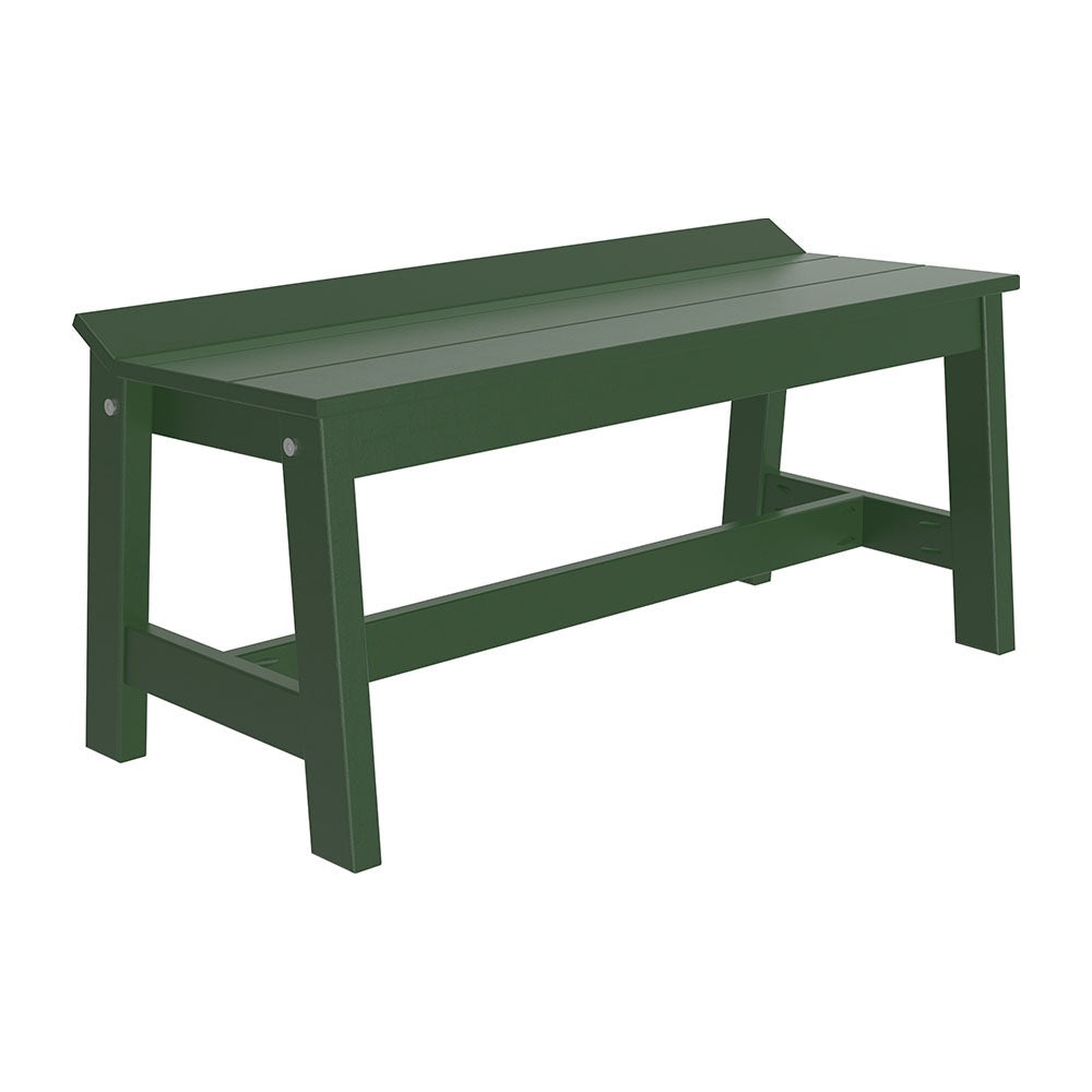 This is the Green colored Cafe Dining Bench on a white background.