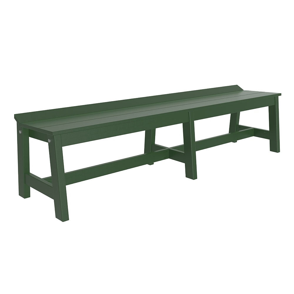 This is the Green colored Cafe Dining Bench on a white background.