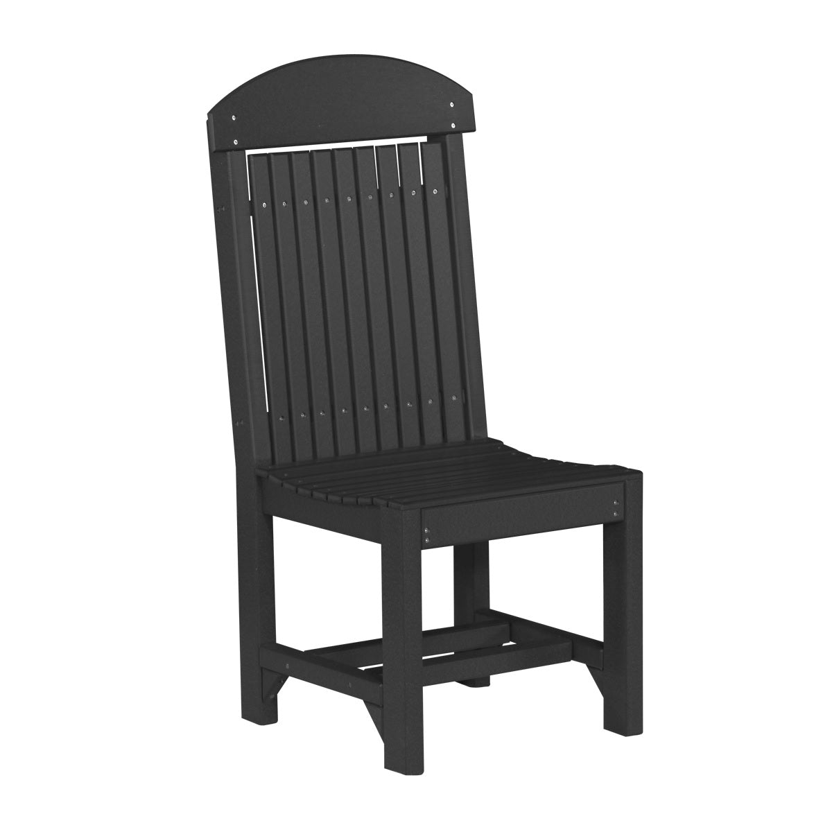 This is the Black colored Classic Side Chair on a white background.