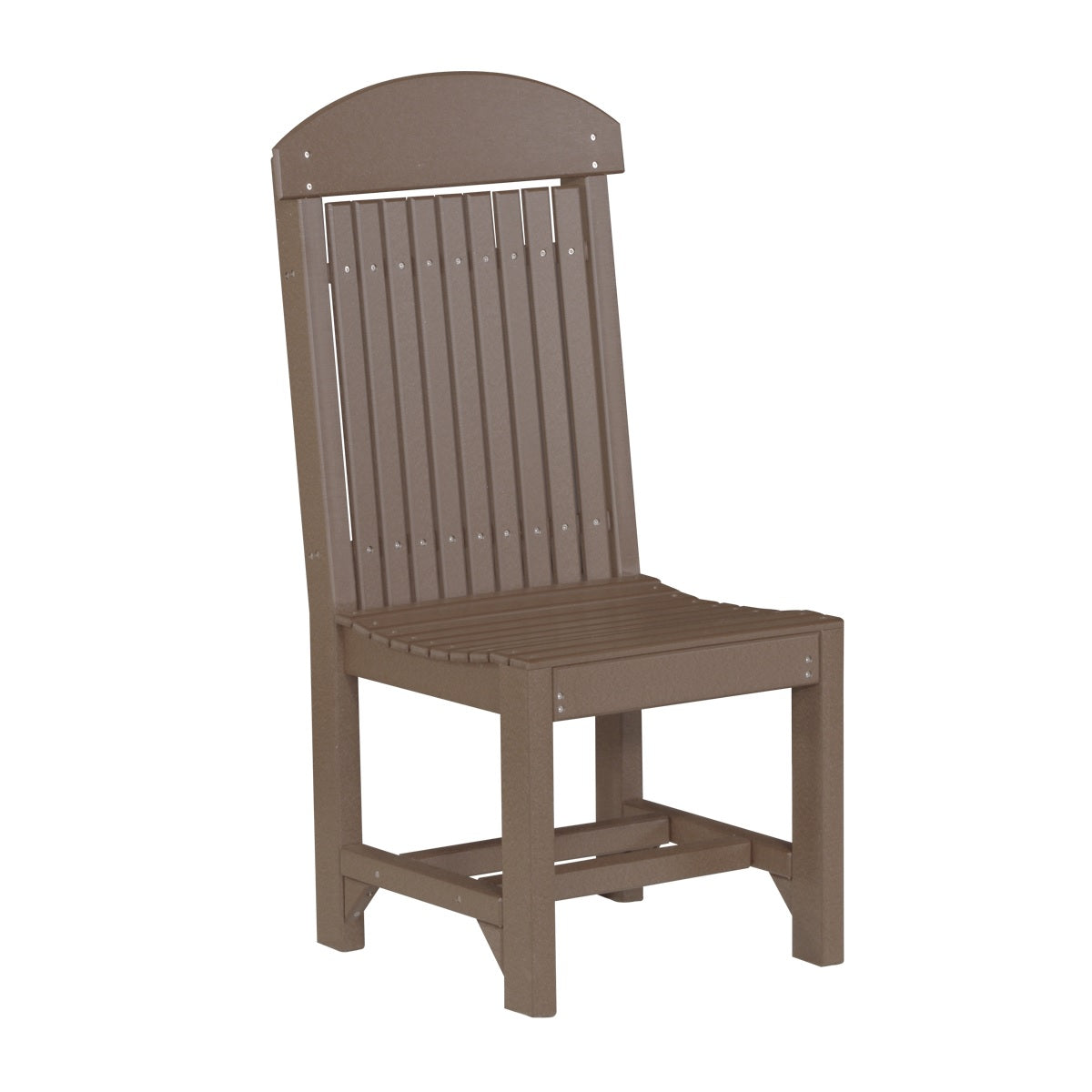 This is the Chestnut Brown colored Classic Side Chair on a white background.