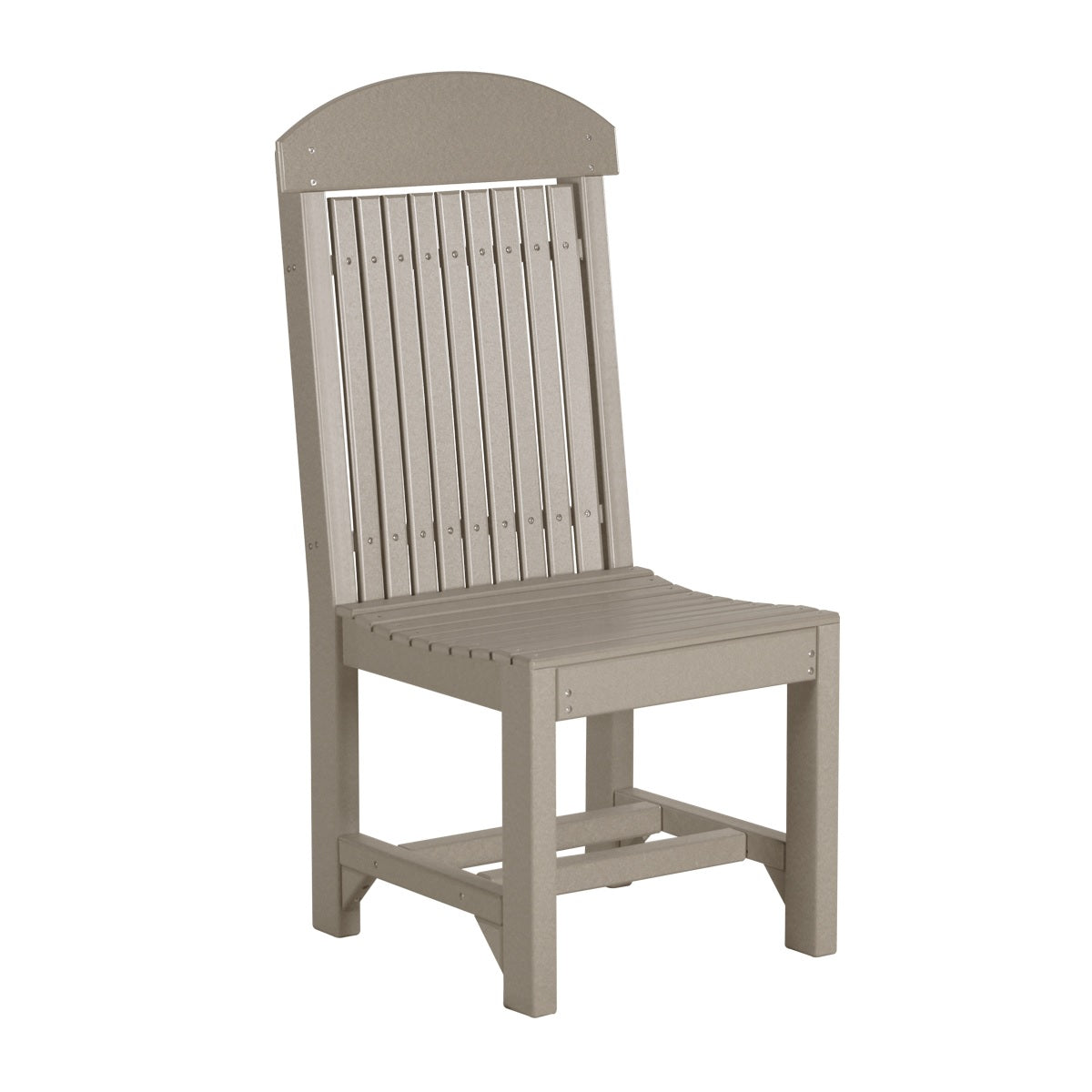 This is the Weatherwood colored Classic Side Chair on a white background.