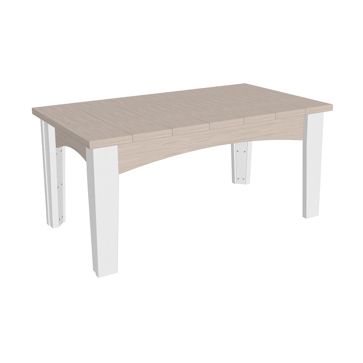 This is the Birch and White colored coffee table on a white background.