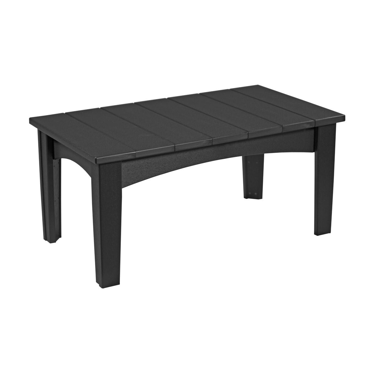 This is the Black colored coffee table on a white background.
