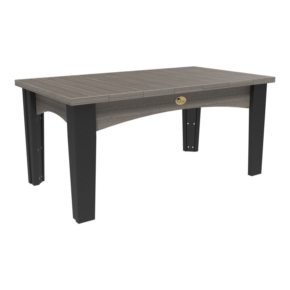This is the Coastal Gray and Black colored coffee table on a white background.