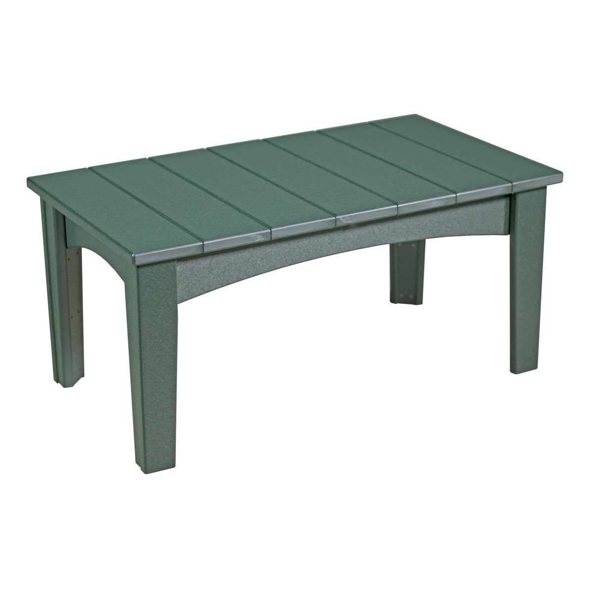 This is the Green colored coffee table on a white background.