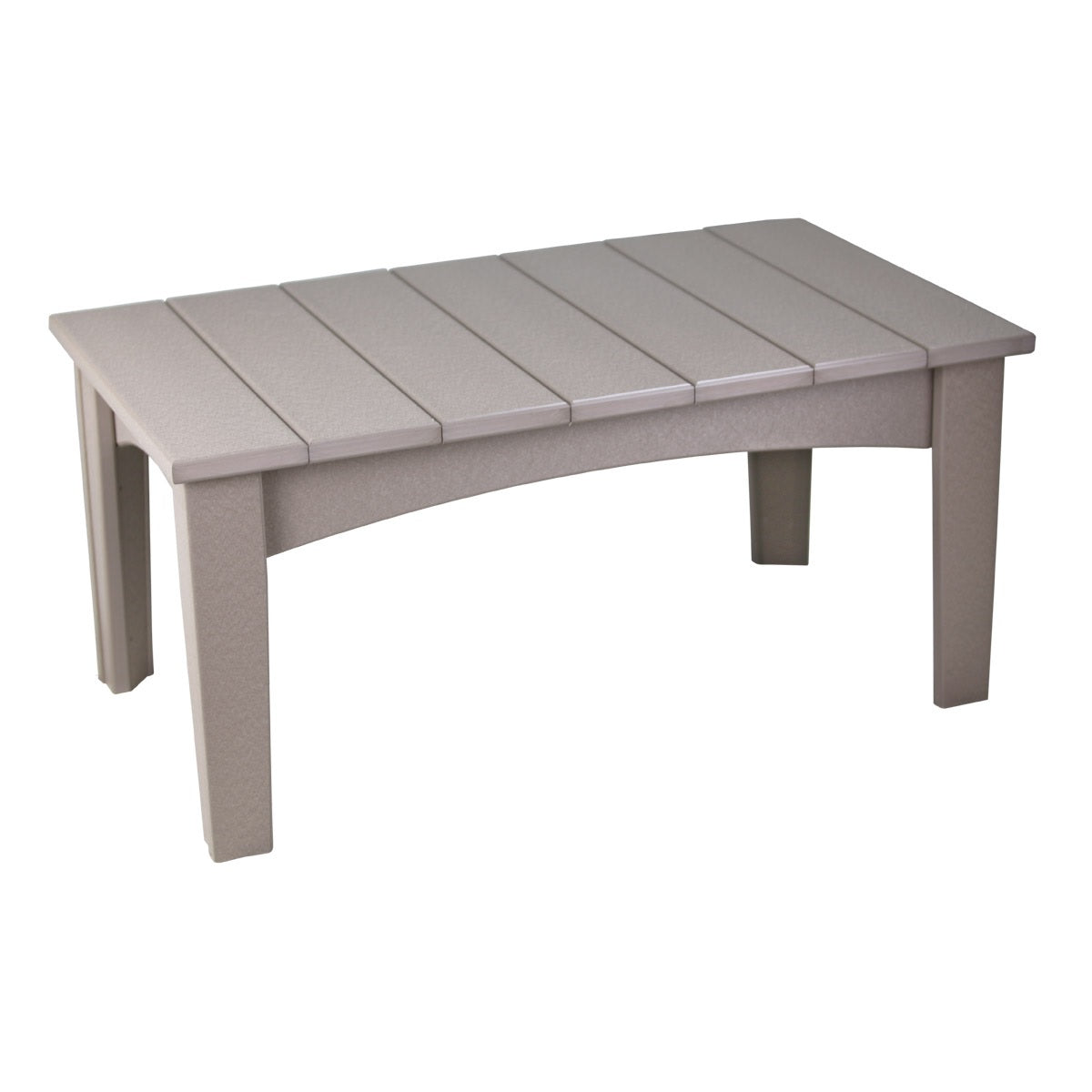 This is the Weatherwood colored coffee table on a white background.