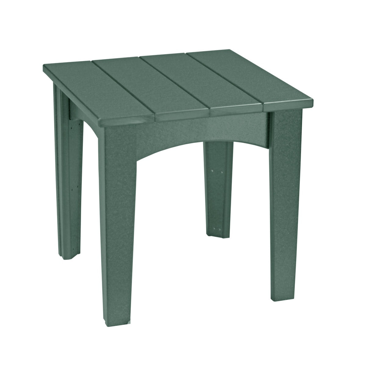 This is the Green colored end table on a white background.