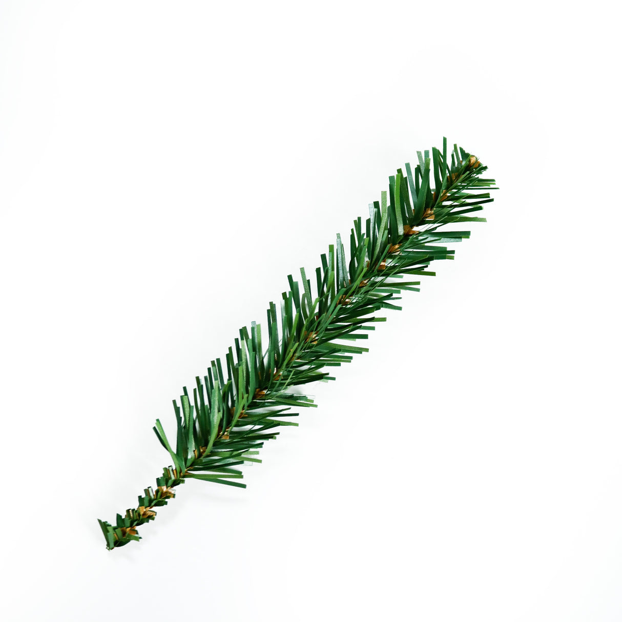 Artificial Christmas tree pre-lit with color-changing LED lights.