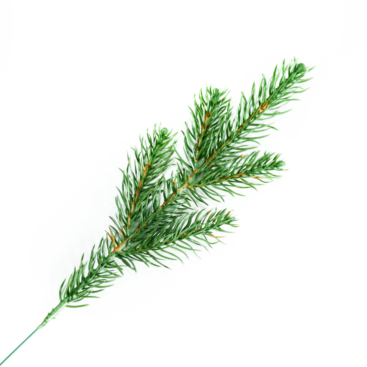 Artificial Christmas tree pre-lit with color-changing LED lights.