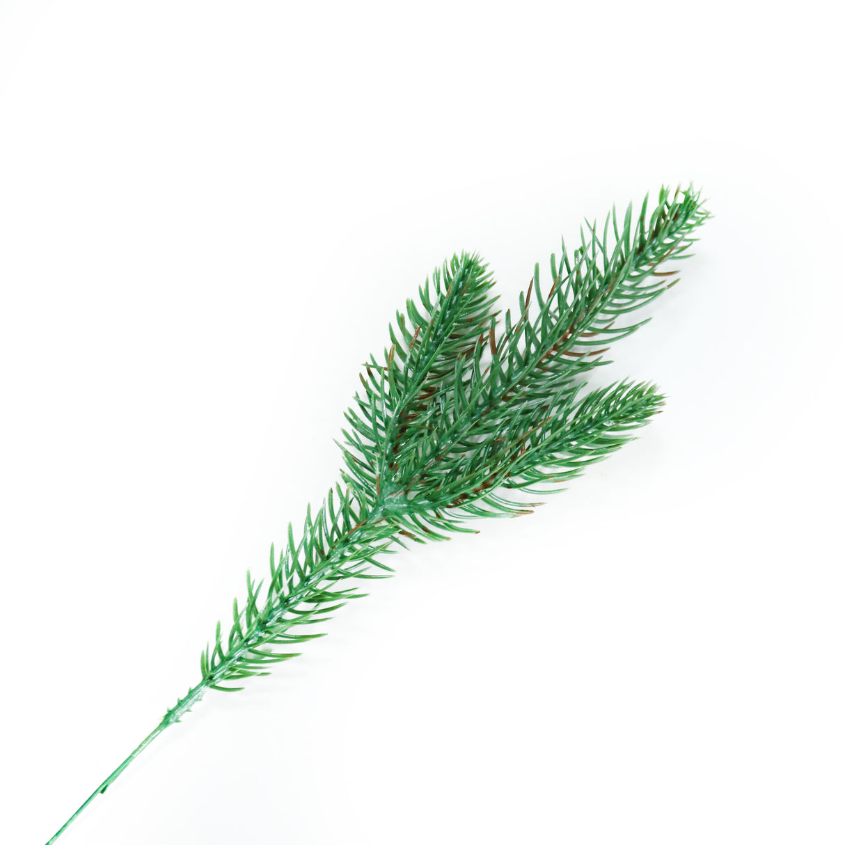 Artificial Christmas tree pre-lit with color-changing LED lights.