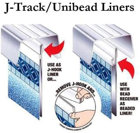 54" Carnegie Arctic J-Track/Unibead Above Ground Pool Liner