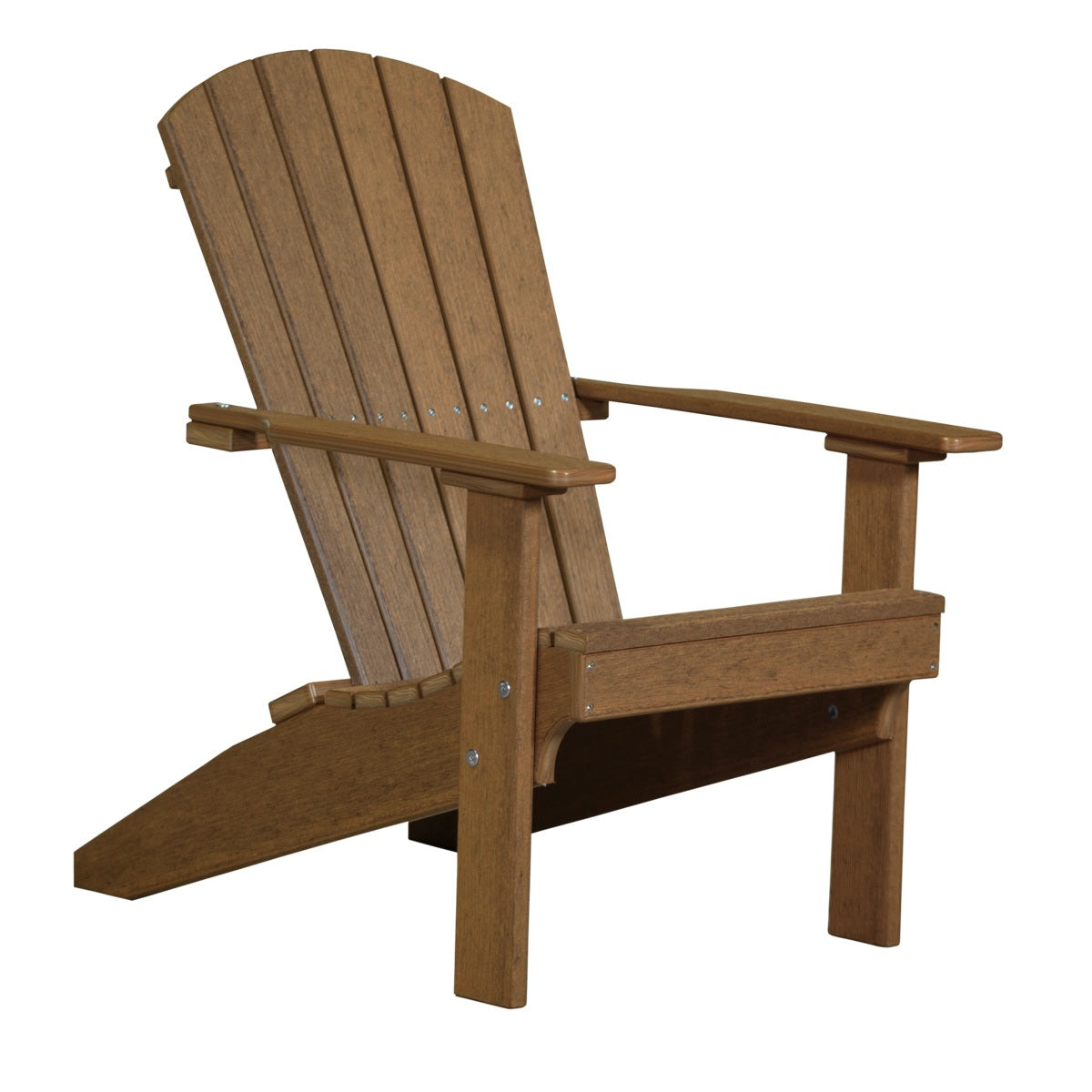 This is the Antique Mahogany colored Lakeside Adirondack Chair on a white background.