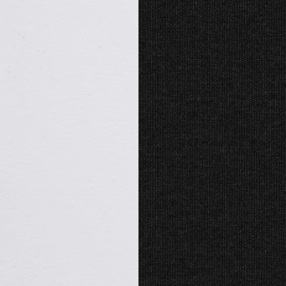 This image shows two color swatches: one for the frame and one for the cushions. The frames are white and the cushions are spectrum carbon.